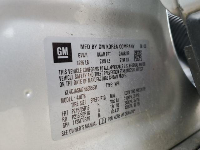 2022 BUICK ENCORE PRE - KL4CJASM7NB555534