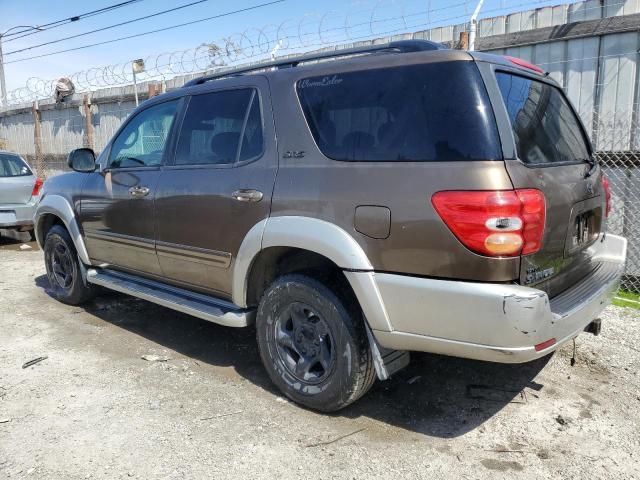TOYOTA SEQUOIA SR 2001 brown 4dr spor gas 5TDZT34A81S038948 photo #3