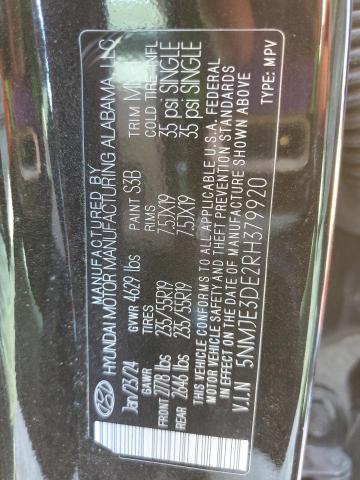 2024 HYUNDAI TUCSON LIM 5NMJE3DE2RH379920