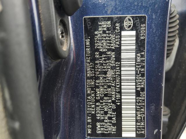 2017 TOYOTA CAMRY LE - 4T1BF1FKXHU793412