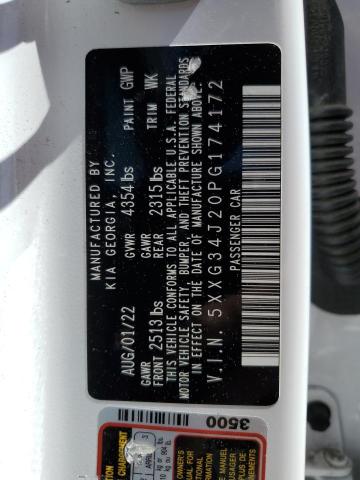 2023 KIA K5 EX - 5XXG34J20PG174172