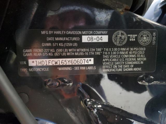 2005 HARLEY-DAVIDSON FLHTCUI 1HD1FCW165Y606074