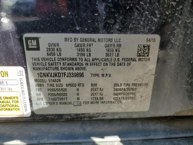 2015 CHEVROLET TRAVERSE L - 1GNKVJKD7FJ339896