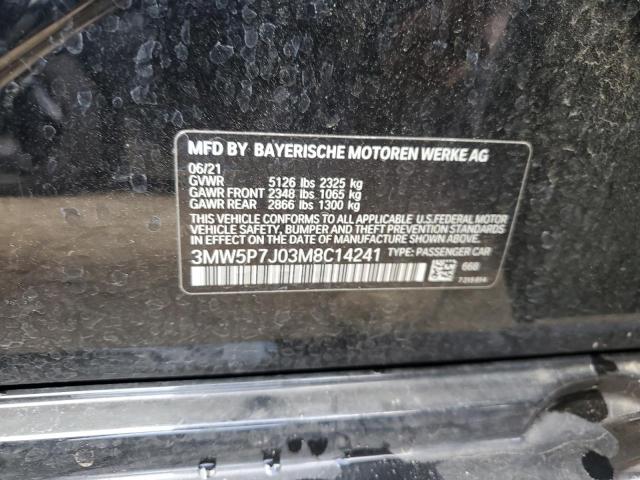 2021 BMW 330E 3MW5P7J03M8C14241