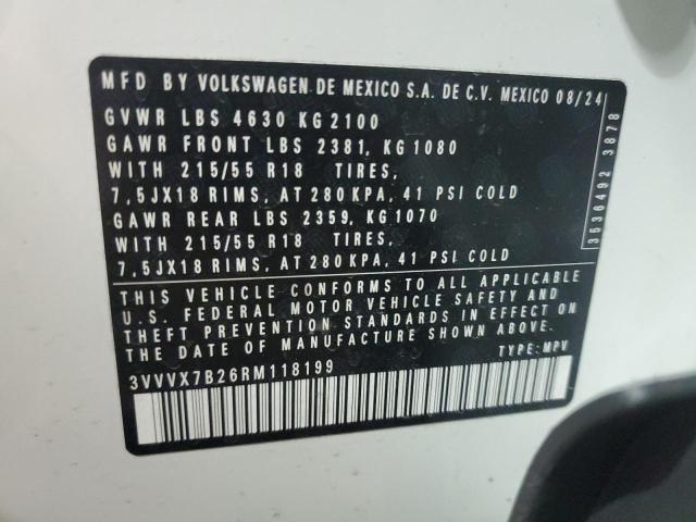 2024 VOLKSWAGEN TAOS SE - 3VVVX7B26RM118199