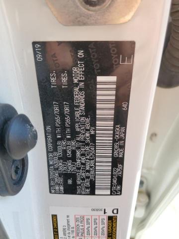 2020 TOYOTA FORRUNNER JTEBU5JR8L5750417