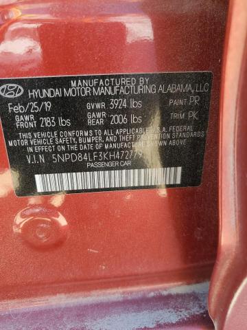 2019 HYUNDAI ELANTRA SE - 5NPD84LF3KH472779