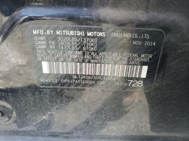 2015 MITSUBISHI MIRAGE DE ML32A3HJ3FH032958