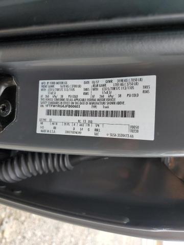 2018 FORD F150 RAPTO - 1FTFW1RG6JFB00603