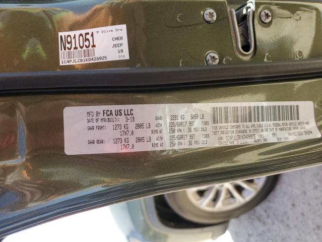 2019 JEEP CHEROKEE L - 1C4PJLCB1KD428925