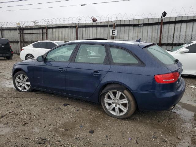 AUDI A4 PREMIUM 2011 blue station gas WAUSFAFL0BA066671 photo #3