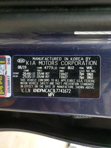 2020 KIA SPORTAGE L KNDPMCAC3L7741672