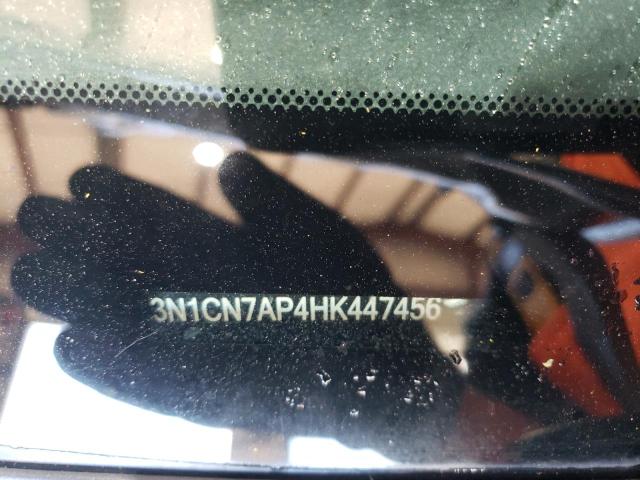 2017 NISSAN VERSA S - 3N1CN7AP4HK447456
