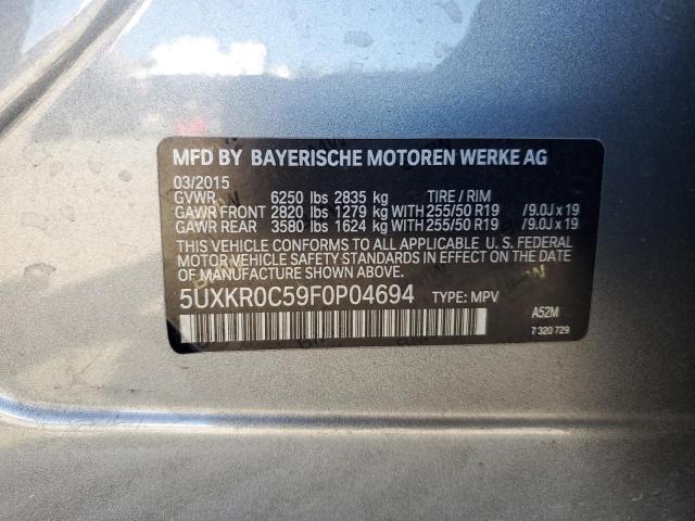2015 BMW X5 XDRIVE3 - 5UXKR0C59F0P04694