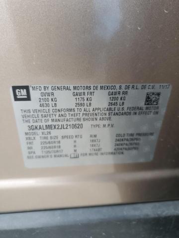 2018 GMC TERRAIN SL - 3GKALMEX2JL210620