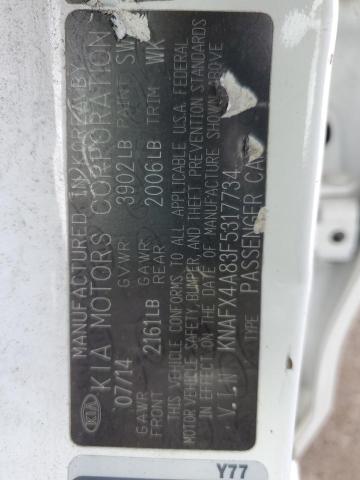 2015 KIA FORTE EX - KNAFX4A83F5317734