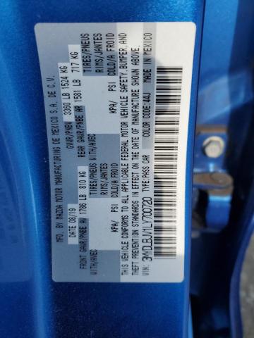 2020 TOYOTA YARIS LE 3MYDLBJV1LY700720