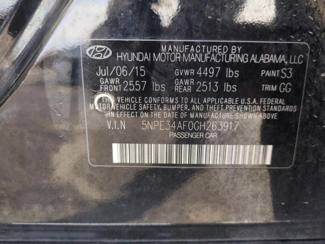 2016 HYUNDAI SONATA SPO - 5NPE34AF0GH263917