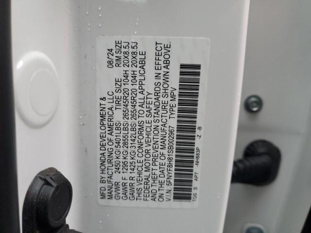 2025 HONDA PASSPORT B 5FNYF8H81SB002967