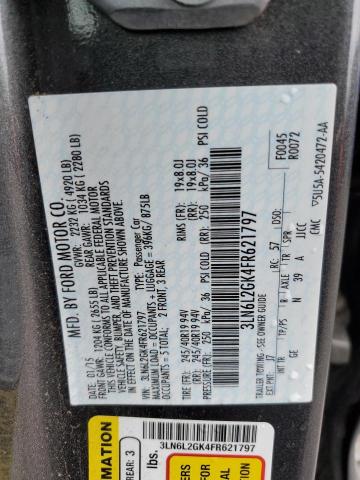 2015 LINCOLN MKZ - 3LN6L2GK4FR621797