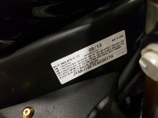 2014 YAMAHA YZFR6 JYARJ16E2EA030174