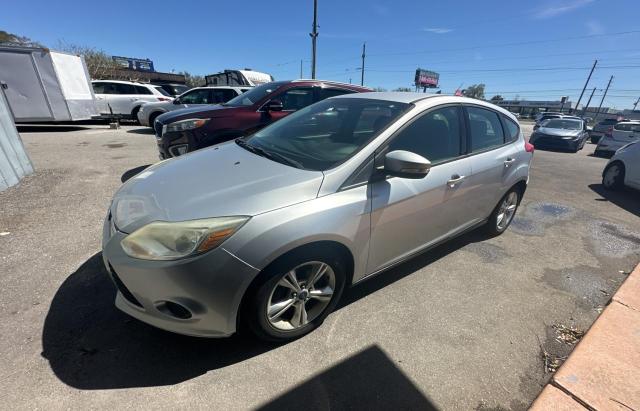 FORD FOCUS SE 2013 silver hatchbac gas 1FADP3K2XDL378463 photo #3