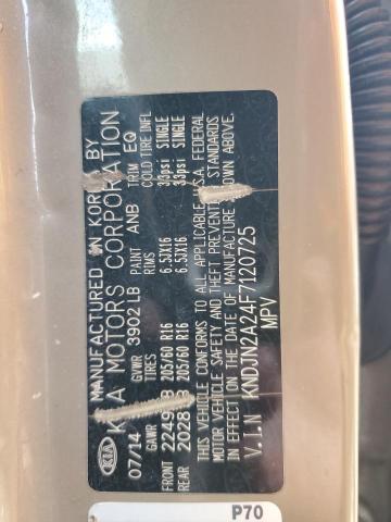 2015 KIA SOUL - KNDJN2A24F7120725