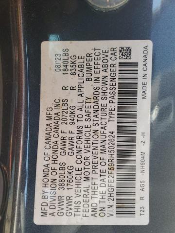2024 HONDA CIVIC SPOR - 2HGFE2F59RH502624