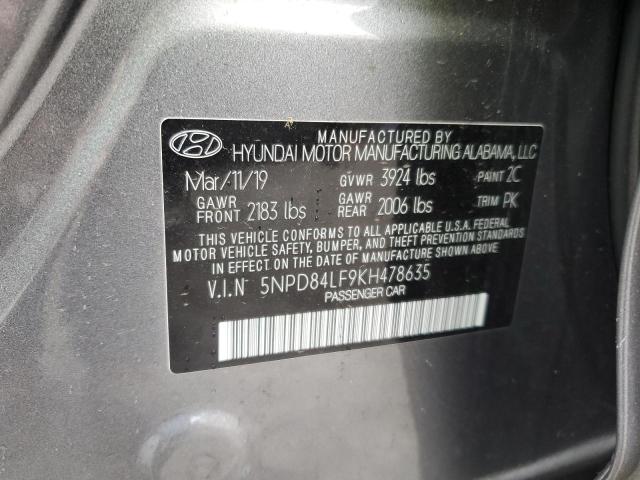 2019 HYUNDAI ELANTRA SE - 5NPD84LF9KH478635