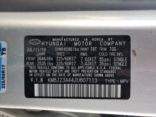 2018 HYUNDAI TUCSON SE - KM8J23A44JU807113