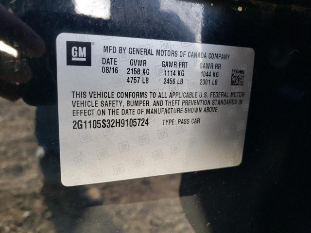 2017 CHEVROLET IMPALA LT - 2G1105S32H9105724