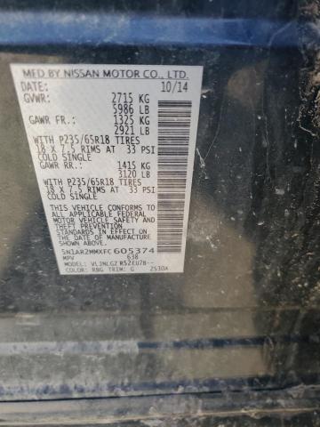 2015 NISSAN PATHFINDER - 5N1AR2MMXFC605374
