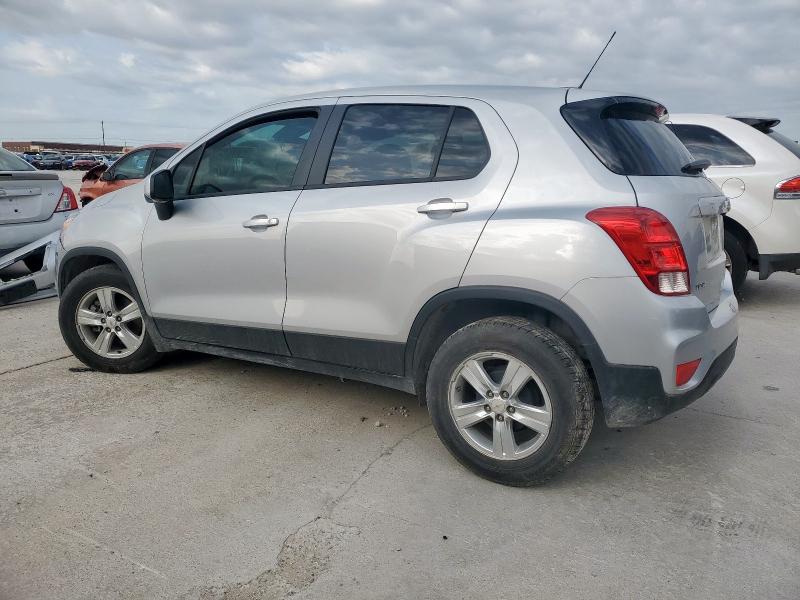 CHEVROLET TRAX LS 2021 silver  gas KL7CJKSB0MB327333 photo #3