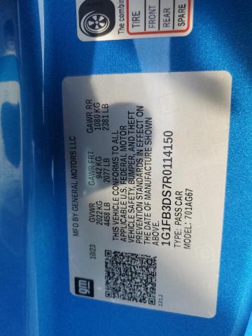 2024 CHEVROLET CAMARO LS - 1G1FB3DS7R0114150
