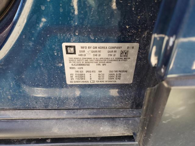2019 BUICK ENCORE PRE - KL4CJESB0KB837502