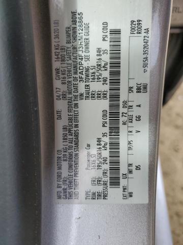 2017 FORD FIESTA TIT 3FADP4FJ3HM128865