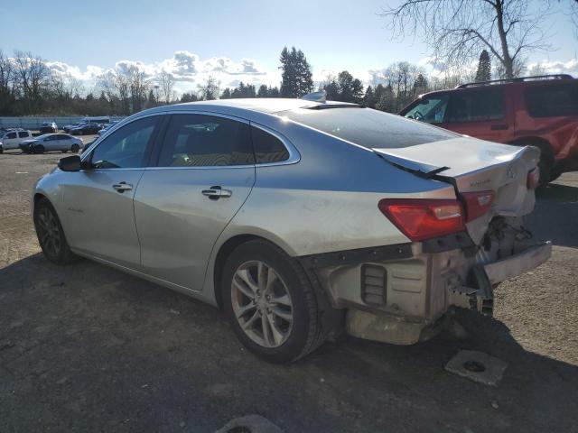 CHEVROLET MALIBU LT 2016 silver  gas 1G1ZE5ST8GF301189 photo #3