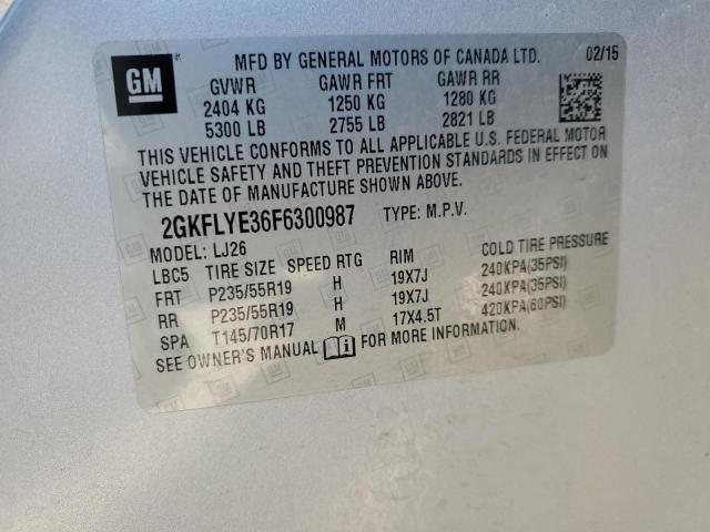 2015 GMC TERRAIN SL - 2GKFLYE36F6300987