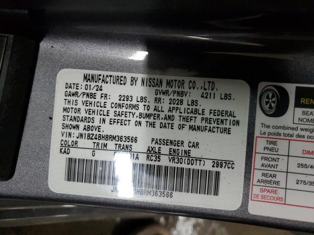 2024 NISSAN Z PERFORMA JN1BZ4BH8RM363566