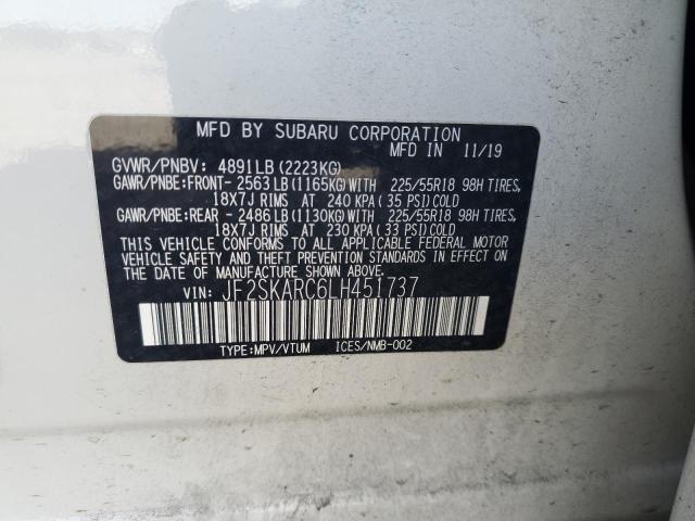 2020 SUBARU FORESTER S - JF2SKARC6LH451737
