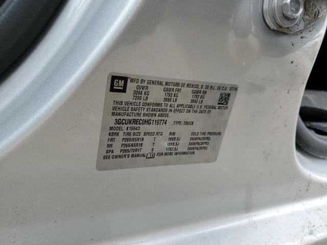 2017 CHEVROLET SILVERADO - 3GCUKREC0HG119774