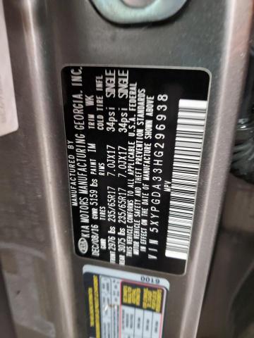 2017 KIA SORENTO LX - 5XYPGDA33HG296938