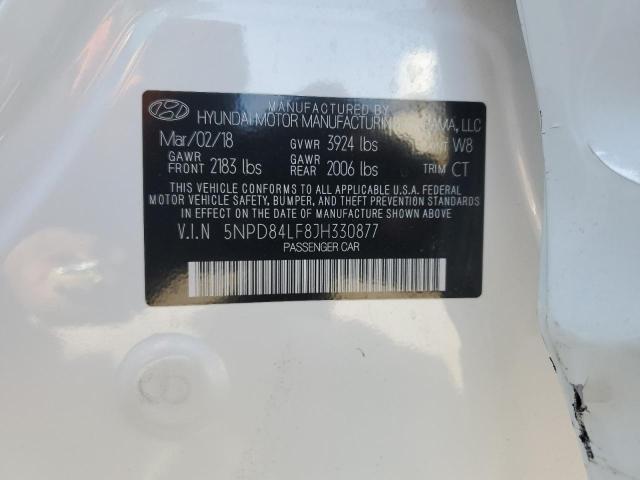 2018 HYUNDAI ELANTRA SE - 5NPD84LF8JH330877