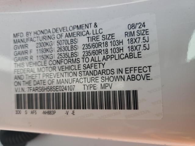 2025 HONDA CR-V SPORT - 7FARS6H58SE024107