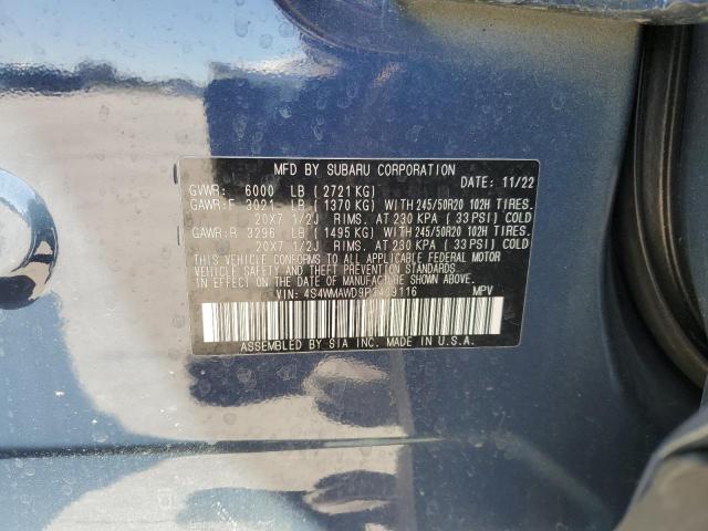 2023 SUBARU ASCENT TOU 4S4WMAWD9P3409116