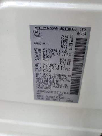 2024 NISSAN PATHFINDER - 5N1DR3DG5RC277704