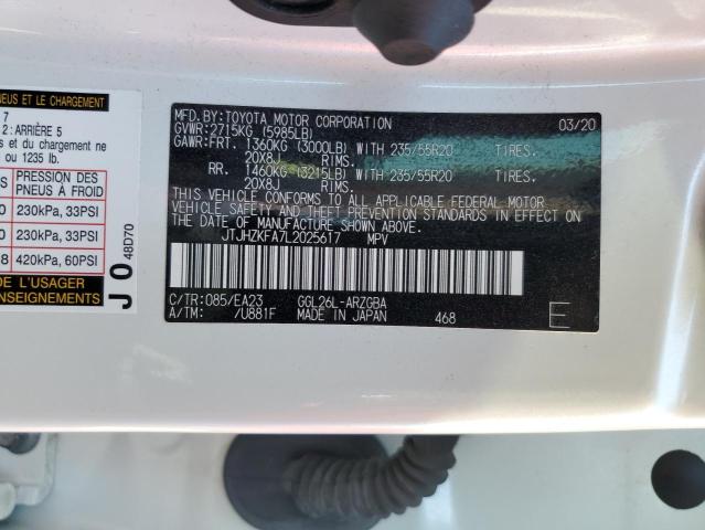 2020 LEXUS RX 350 L - JTJHZKFA7L2025617