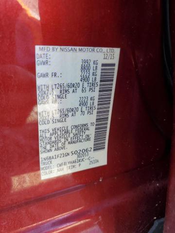 2016 NISSAN TITAN XD S - 1N6BA1F21GN502062