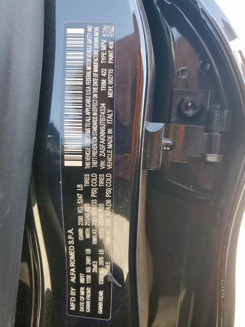 2018 ALFA ROMEO STELVIO TI - ZASFAKNN9J7B74334