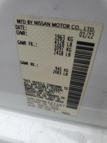 2022 NISSAN ALTIMA S - 1N4BL4BV3NN327167